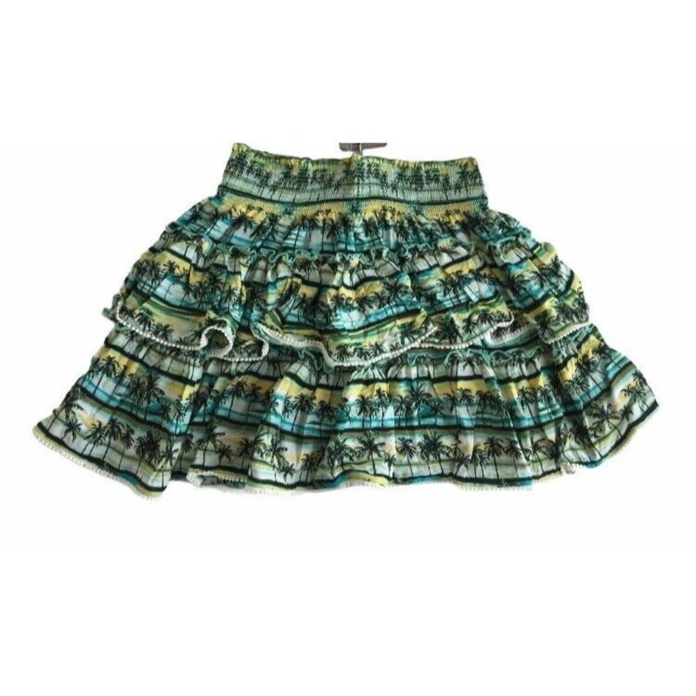 Matilda Jane Green and Blue Skater Skirt